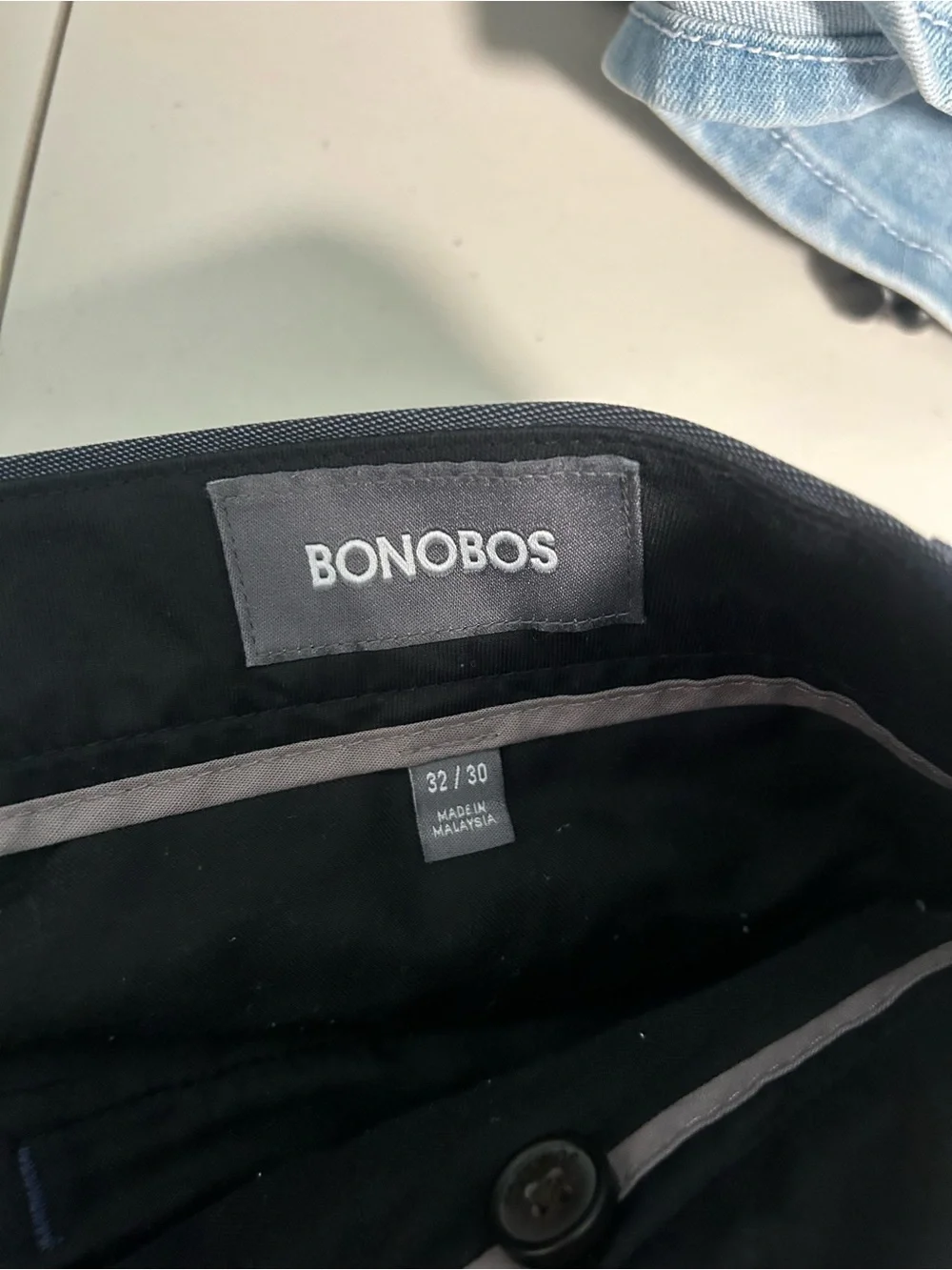 Bonobos Tailored Monday Dress Pants Men’s 32x30 Navy Blue Office Casual